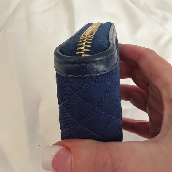 Prada Navy Quilted Accessory
